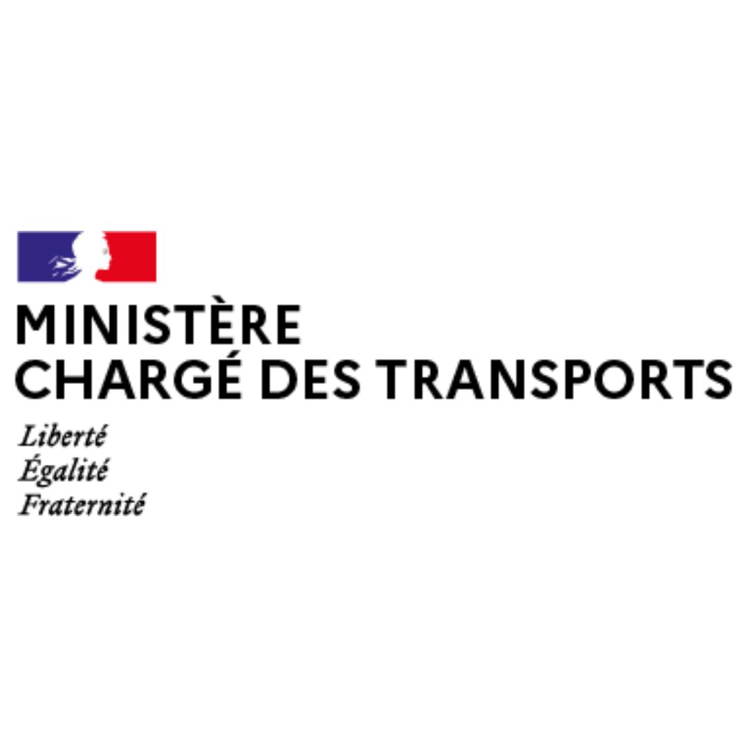 Logo officiel du Ministère chargé des transports 
